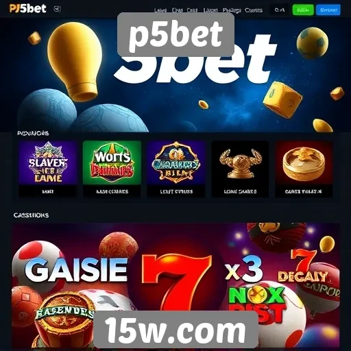 Oferta de jogos disponíveis no p5bet
