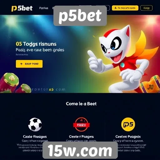 Análise das funcionalidades do site de jogos p5bet