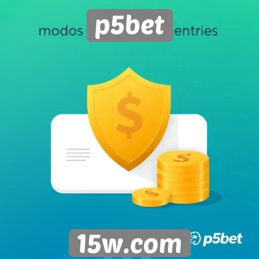 Modos de pagamento disponíveis na plataforma p5bet